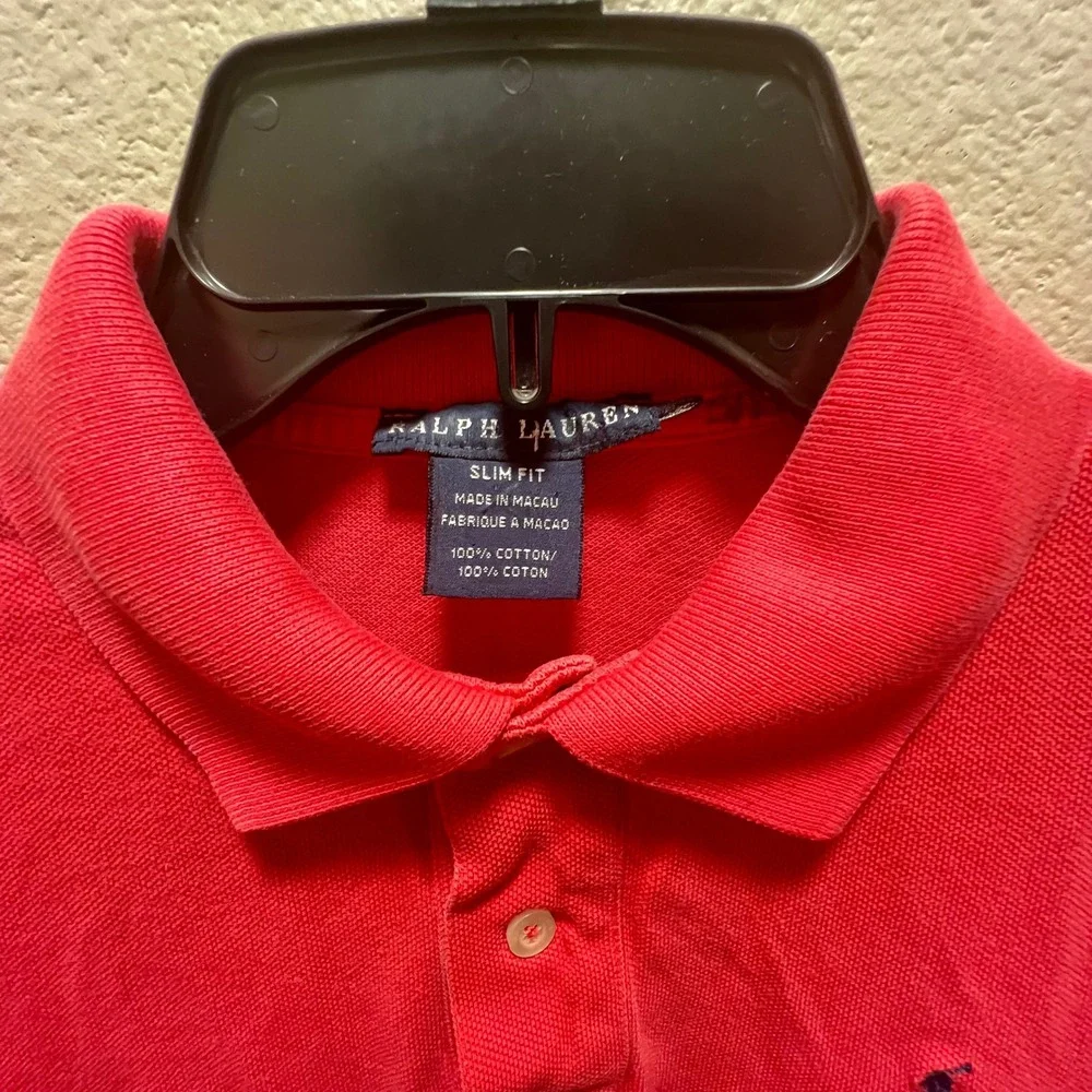 Kids Girls Ralph Lauren Pink Short Sleeve Polo Shirt Embroidered Pony Size 7
